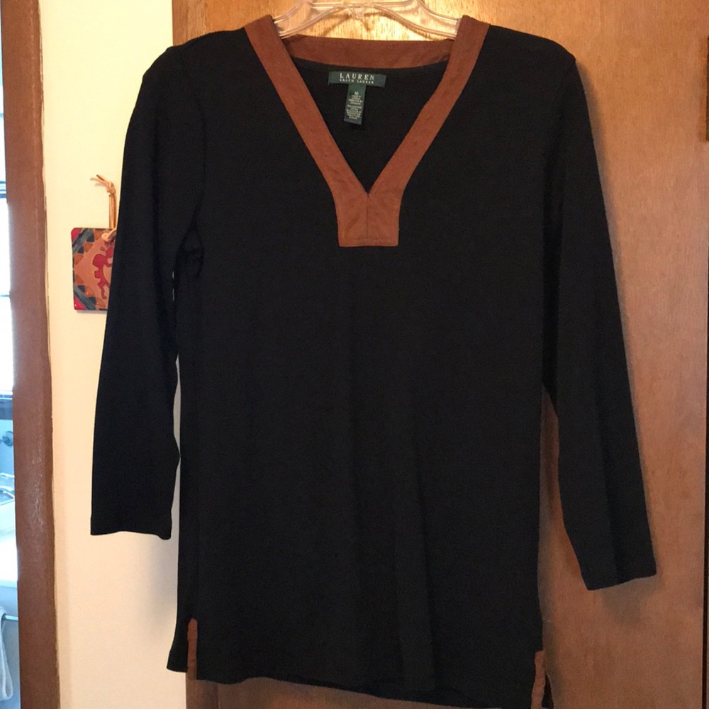 Black Lauren tunic style top